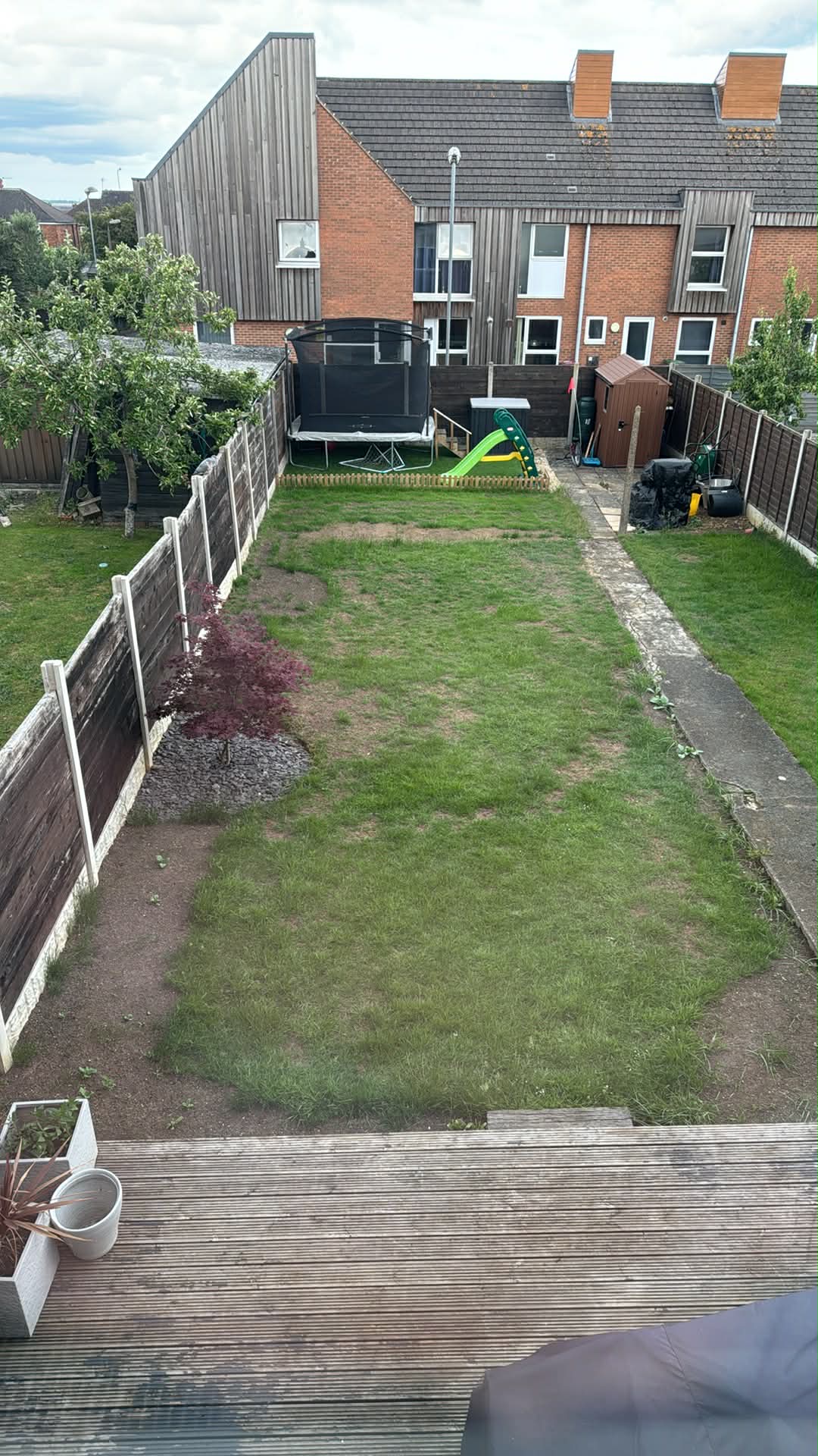 Before garden tidy