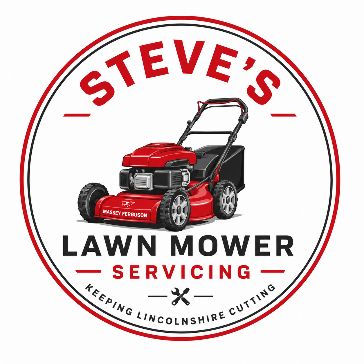 Steve's Lawn Mower Servicing Logo